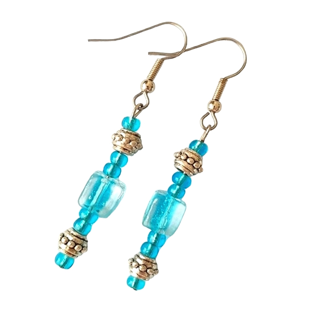 3/$12 Glass bead earrings